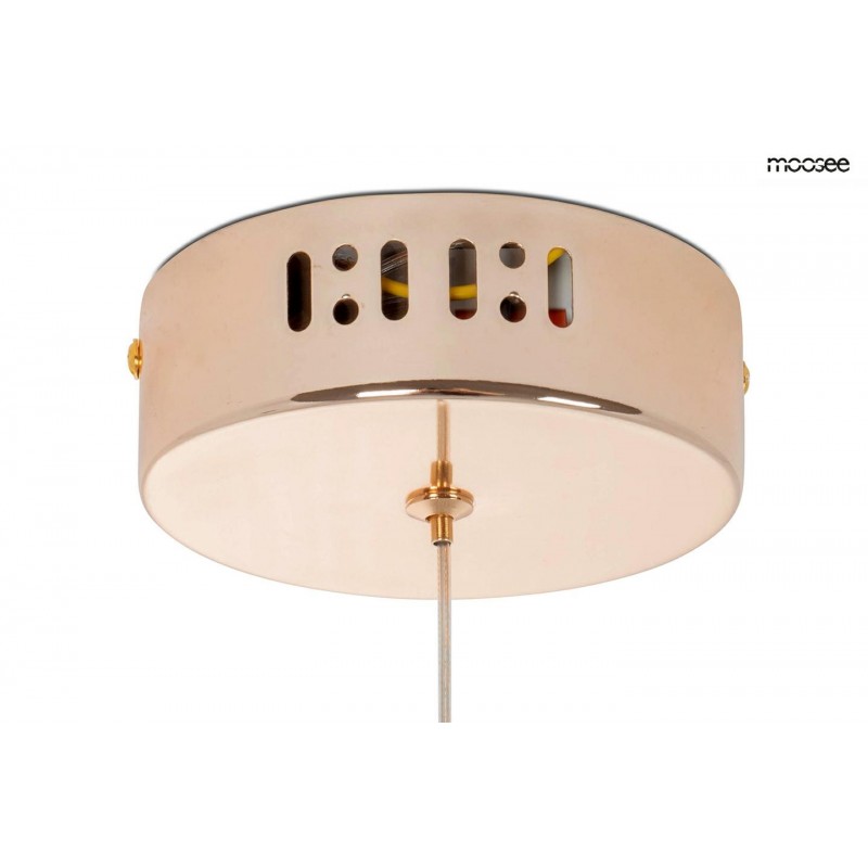 MOOSEE lampa wisząca LIBRA 90 IN  biała / złota