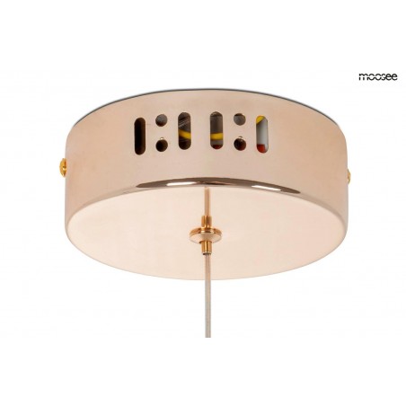 MOOSEE lampa wisząca LIBRA 90 IN  biała / złota