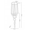 MOOSEE lampa wisząca WAVE CORDON 2B chrom