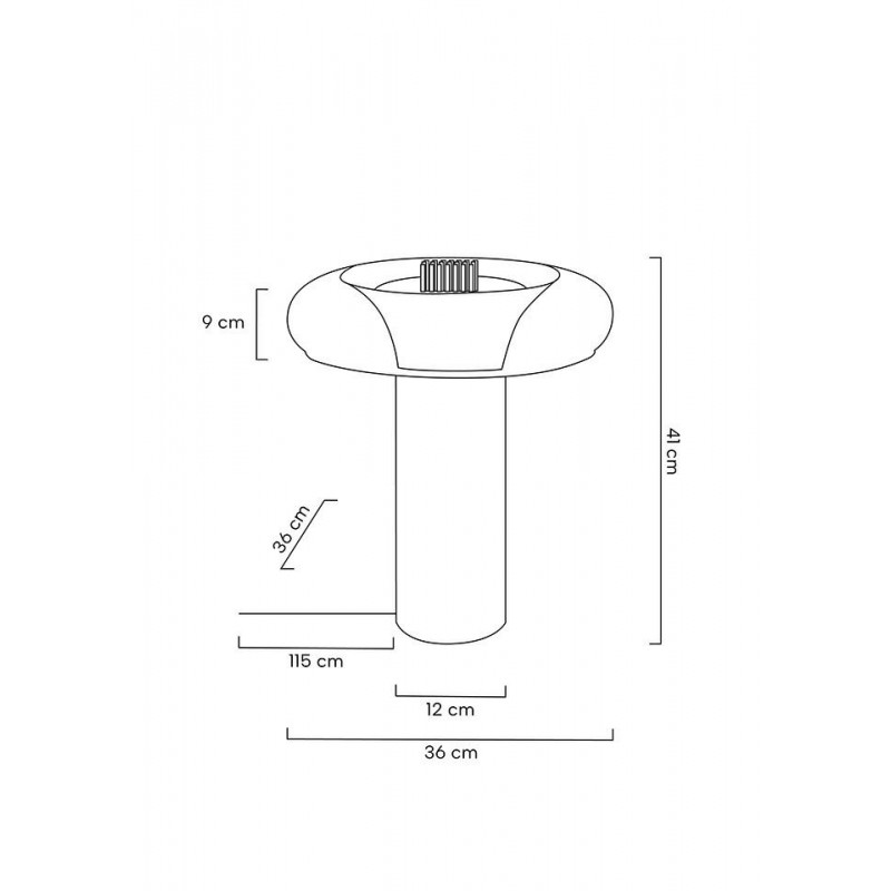 MOOSEE lampa stołowa ICAR złota