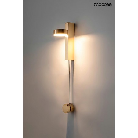 MOOSEE lampa ścienna CLARID GOLD złota