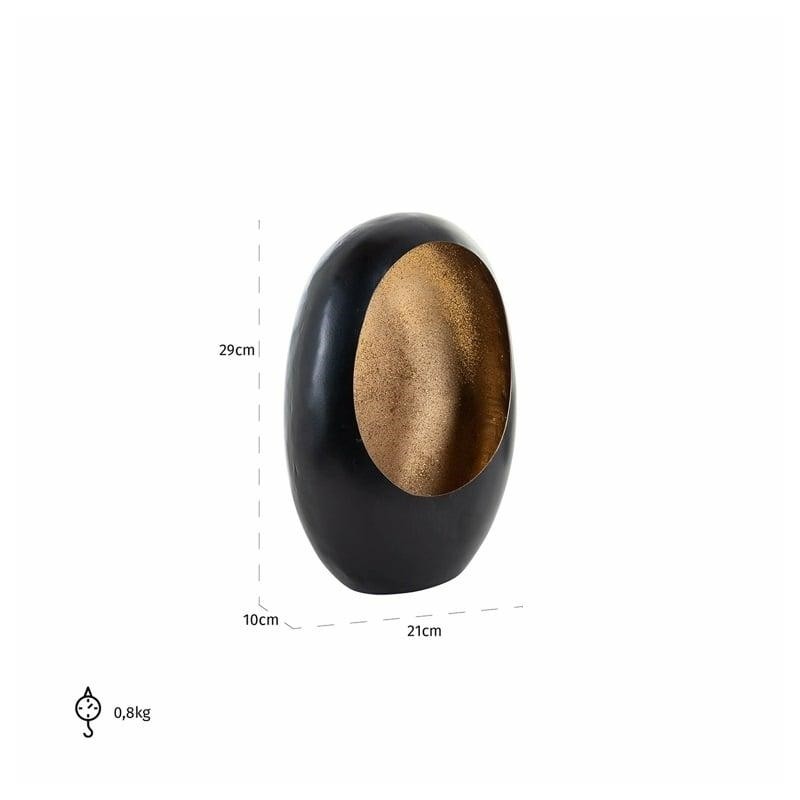 RICHMOND świecznik CIVAN S czarny