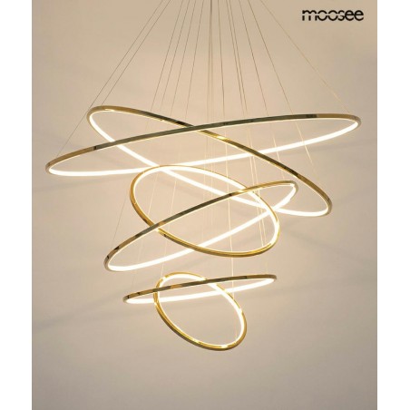 MOOSEE lampa wisząca RING SLIM XL złota