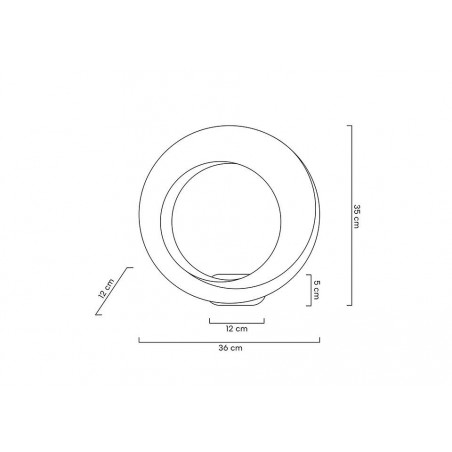 MOOSEE lampa ścienna WAVE chrom