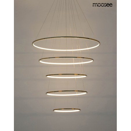MOOSEE lampa wisząca RING SLIM L złota