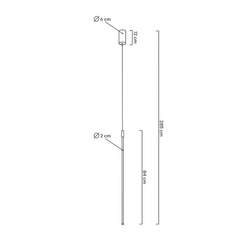 MOOSEE lampa wisząca OMBRE 80 złota