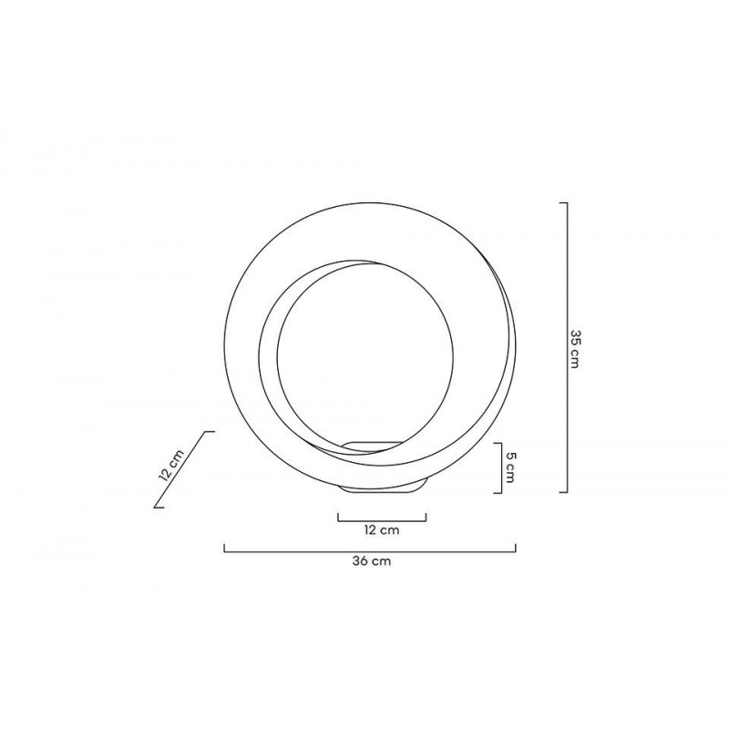 MOOSEE lampa ścienna WAVE złota