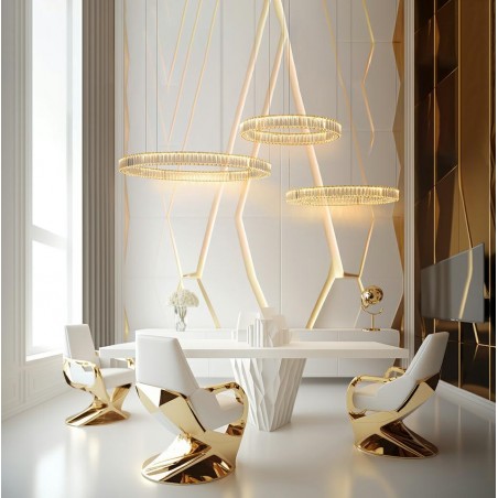 MOOSEE lampa wisząca LIBERTY 3B złota