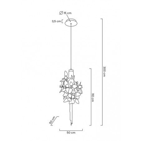 MOOSEE lampa wisząca PARADISO