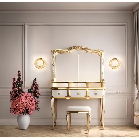 MOOSEE lampa ścienna WAVE złota