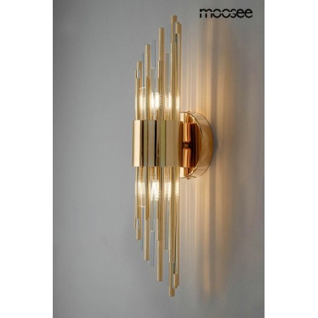 MOOSEE lampa ścienna AMADEO złota