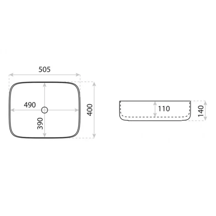 Lavita Galera Gold Line umywalka nablatowa...