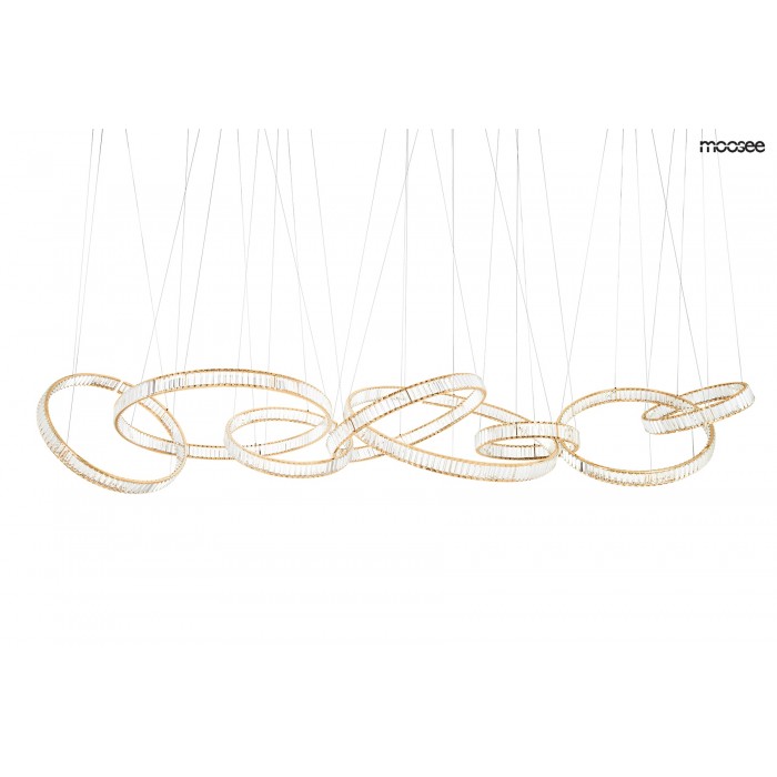 MOOSEE lampa wisząca LIBERTY LINE 8 złota