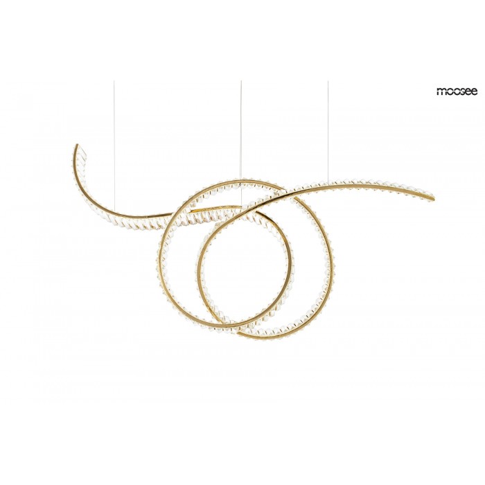 MOOSEE lampa wisząca WAVE 120 złota