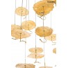 MOOSEE lampa wisząca LEAFS DISC złota
