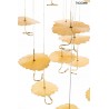 MOOSEE lampa wisząca LEAFS DISC złota