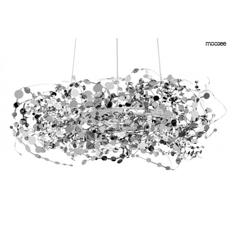 MOOSEE lampa wisząca MONETE 80 chrom