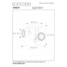 Lucide Reflektor sufitowy SENSAS 30997/13/31 biały