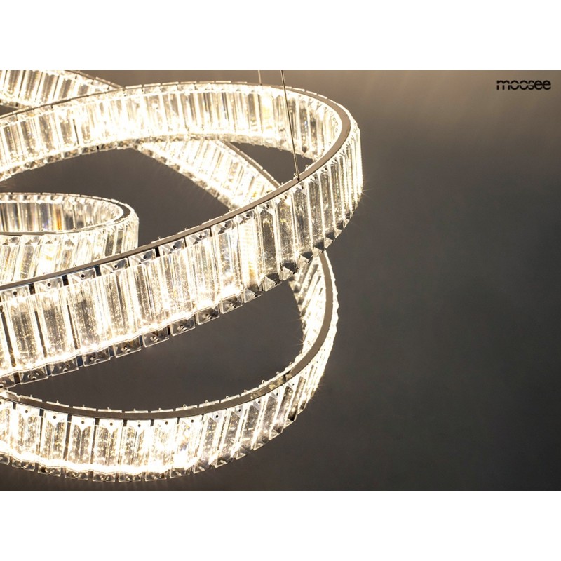 MOOSEE lampa wisząca WAVE 80 chrom