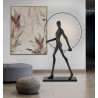 Lampa podłogowa HUMAN ROUND  włókno szklane