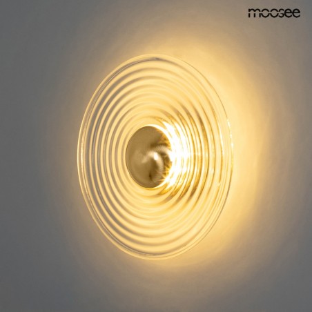 MOOSEE lampa ścienna ONDA złota