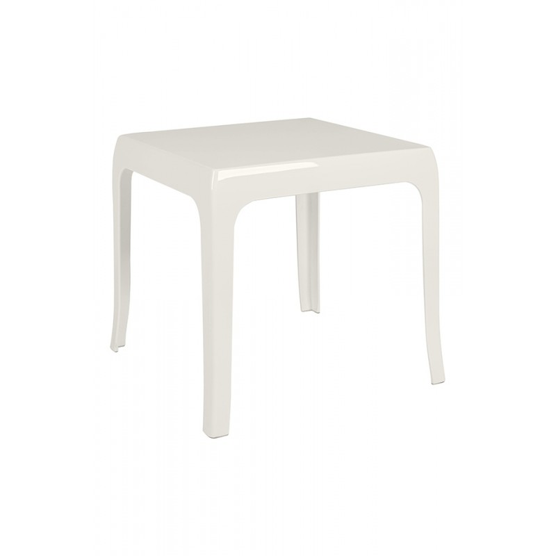 Stolik GHOST biały - poliwęglan