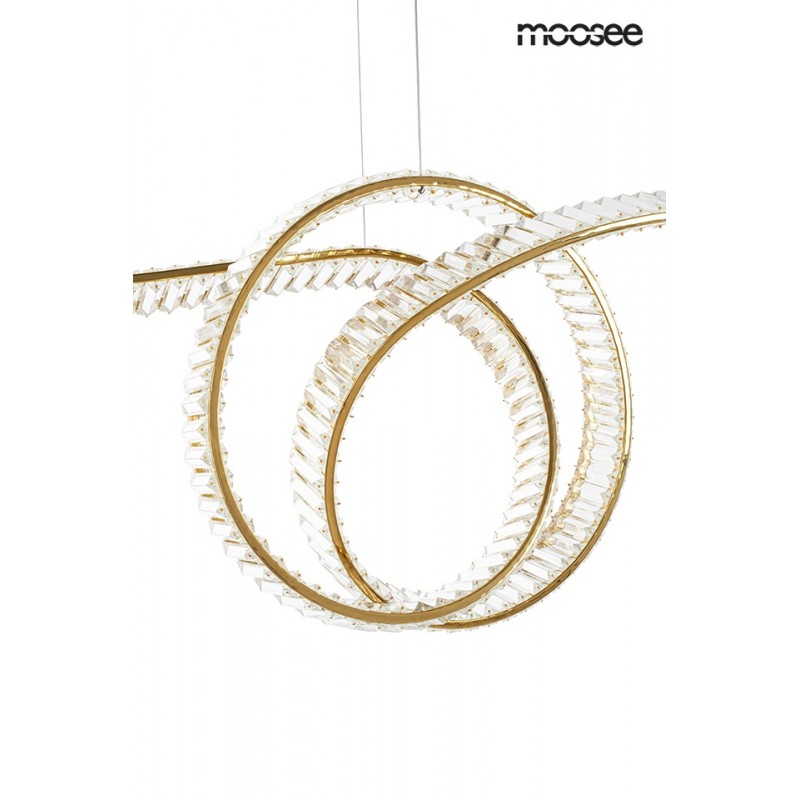 MOOSEE lampa wisząca WAVE 120 złota