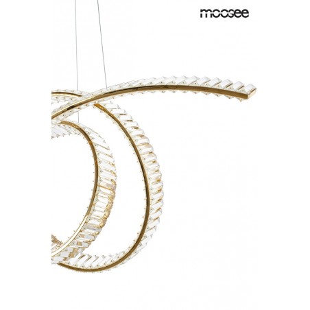 MOOSEE lampa wisząca WAVE 120 złota