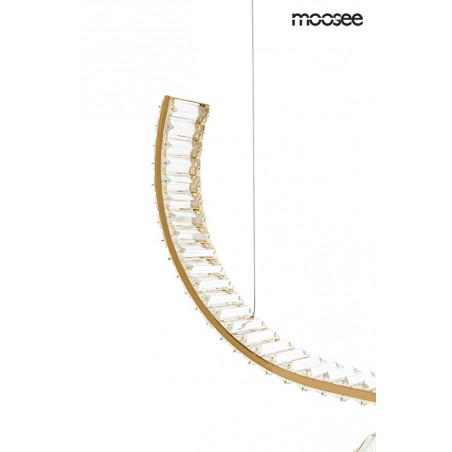 MOOSEE lampa wisząca WAVE 120 złota