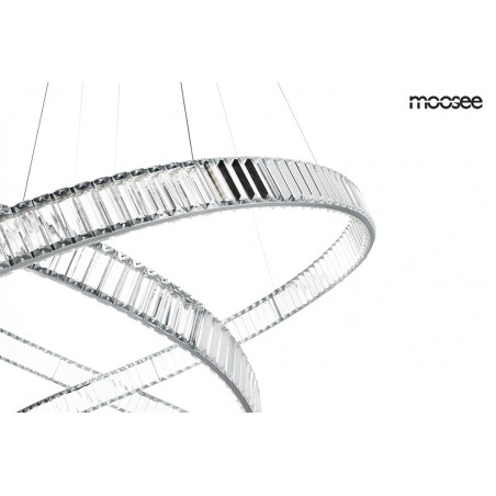 MOOSEE lampa wisząca WAVE 160A chrom
