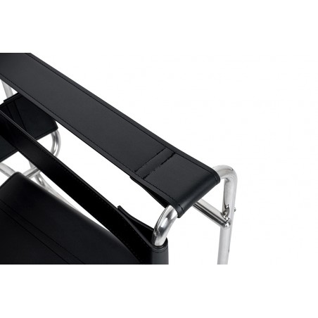 Fotel IVAN czarny - ekoskóra