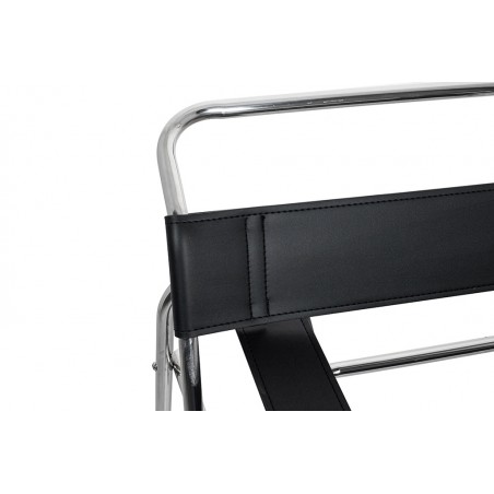 Fotel IVAN czarny - ekoskóra