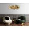 MOOSEE lampa wisząca MONETE 80 złota