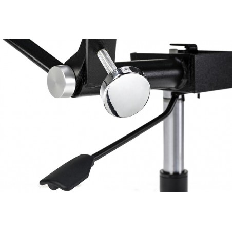 Fotel biurowy AERON PRESTIGE PLUS czarny - skóra naturalna, aluminium