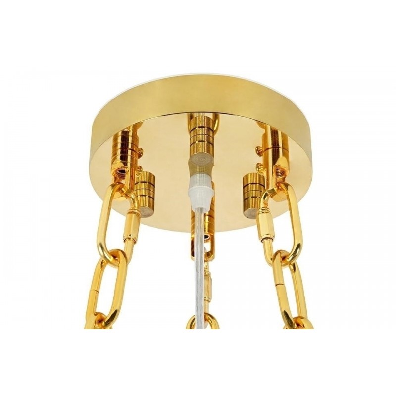 Lampa wisząca IMPERIAL GOLD 60 - stal, kryształ