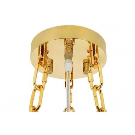 Lampa wisząca IMPERIAL GOLD 60 - stal, kryształ