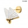 MOOSEE lampa ścienna BUTTERFLY M złota