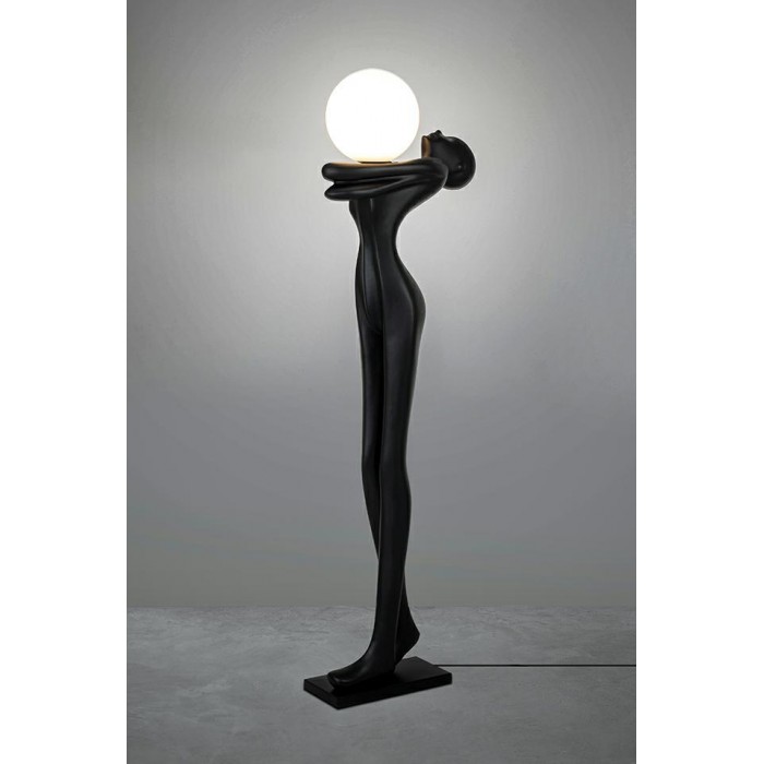 MOOSEE lampa podłogowa HUMAN MOON - włókno...