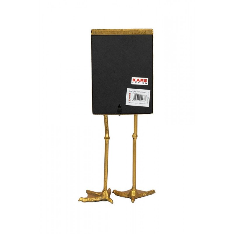 KARE ramka na zdjęcia DUCK FEET PIONOWA 13x18 cm złota