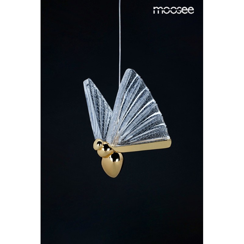 MOOSEE lampa wisząca BUTTERFLY S złota