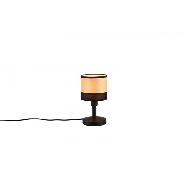 RL Lampa stołowa BOLZANO R51661032 czarny, drewno jasne i ciemne