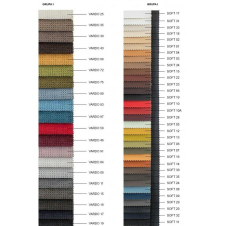 Narożnik NIKI z funkcją spania - I grupa tkanin