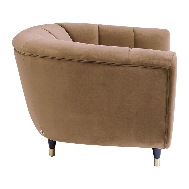 KARE fotel SPECTRA brązowy