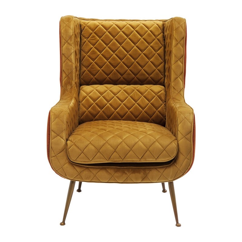 KARE fotel NONNA brązowy