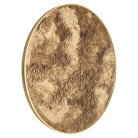 RICHMOND obraz VALENTINE 80x80cm złoty