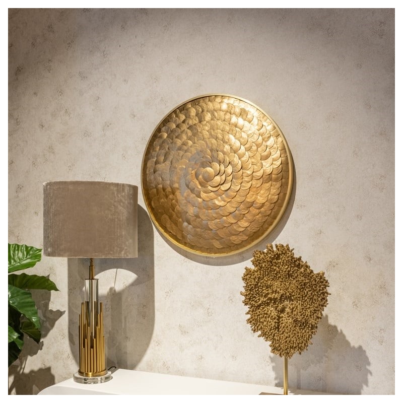 RICHMOND obraz VALENTINE 70x70cm złoty