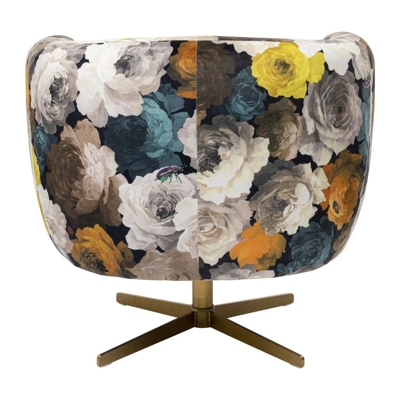 KARE fotel obrotowy PEONY FLOWER