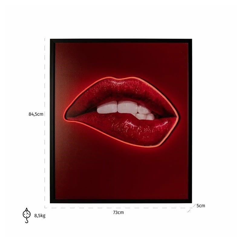 RICHMOND obraz LIPS 84,5x73cm