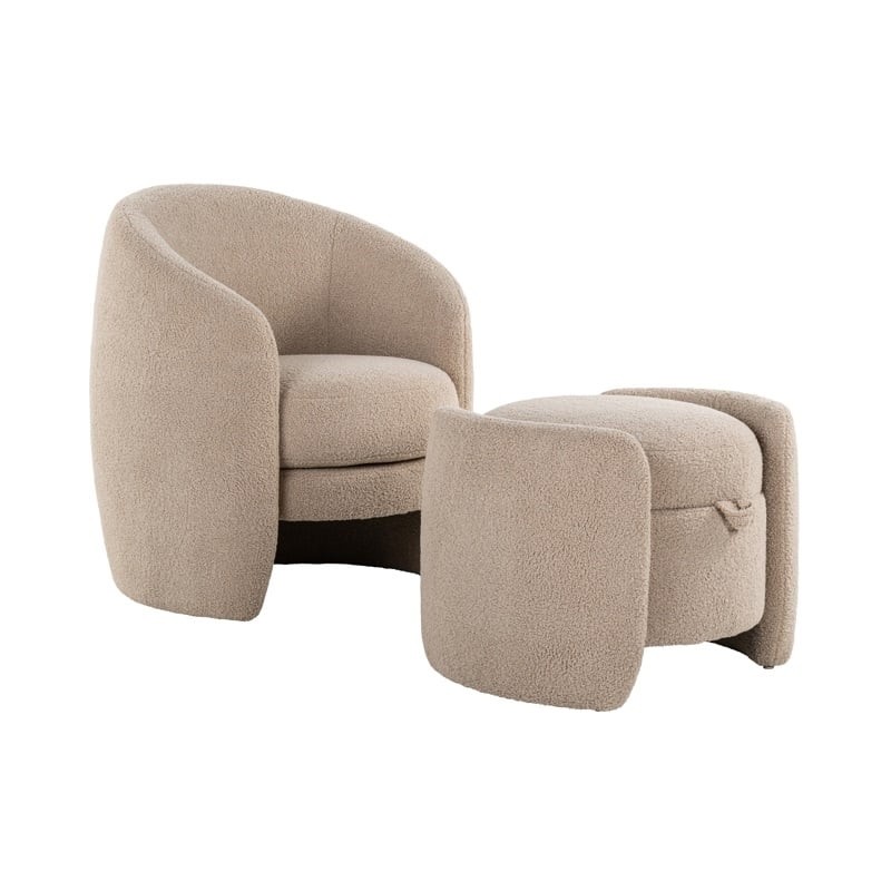 RICHMOND pufa FENNA beżowa