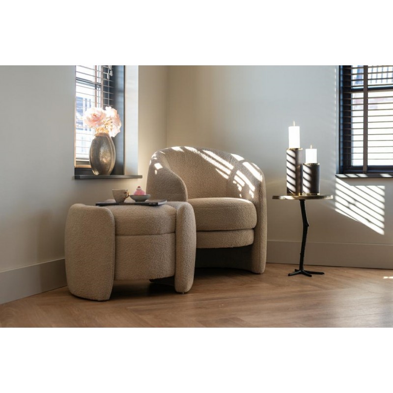 RICHMOND pufa FENNA beżowa